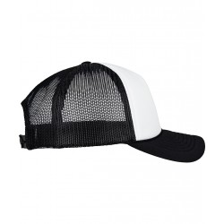 Plain Cap Foam trucker cap curved visor (6005FC) Flexfit by Yupoong