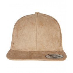 Plain Cap Imitation suede leather snapback (6089SU) Flexfit by Yupoong 282 GSM