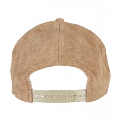 Plain Cap Imitation suede leather snapback (6089SU) Flexfit by Yupoong 282 GSM