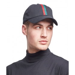 Plain Cap Stripe dad hat (6245DS) Flexfit by Yupoong