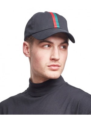 Plain Cap Stripe dad hat (6245DS) Flexfit by Yupoong