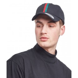 Plain Cap Stripe dad hat (6245DS) Flexfit by Yupoong