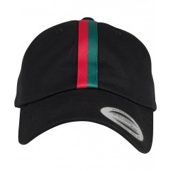 Plain Cap Stripe dad hat (6245DS) Flexfit by Yupoong
