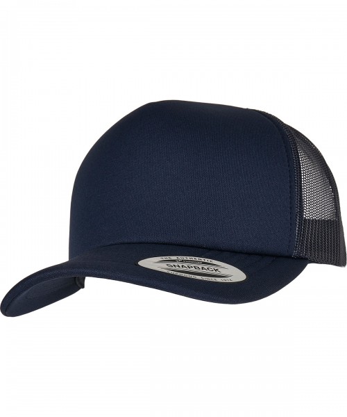 Plain Cap YP Classics庐 classic curved visor foam trucker cap (6320) Flexfit by Yupoong 148 GSM