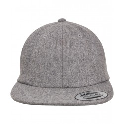 Plain Cap Melton cap (6502MC) Flexfit by Yupoong