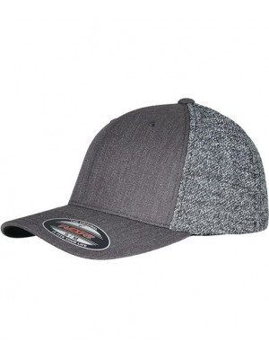 Plain Cap Flexfit trucker melange mesh (6511MM) Flexfit by Yupoong