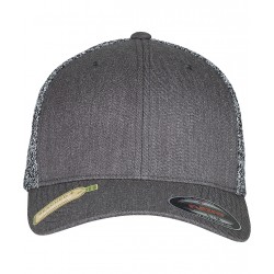 Plain Cap Flexfit trucker melange mesh (6511MM) Flexfit by Yupoong