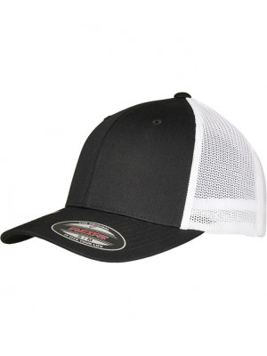 Plain Cap Flexfit trucker recycled mesh (6511RM) Flexfit by Yupoong