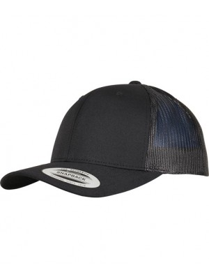 Plain Cap Trucker recycled polyester fabric cap (6606TR) Flexfit by Yupoong