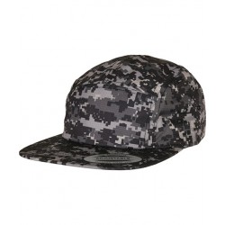 Plain Cap Digital camo jockey cap (7005MC) Flexfit by Yupoong 92 GSM