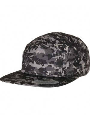 Plain Cap Digital camo jockey cap (7005MC) Flexfit by Yupoong 92 GSM